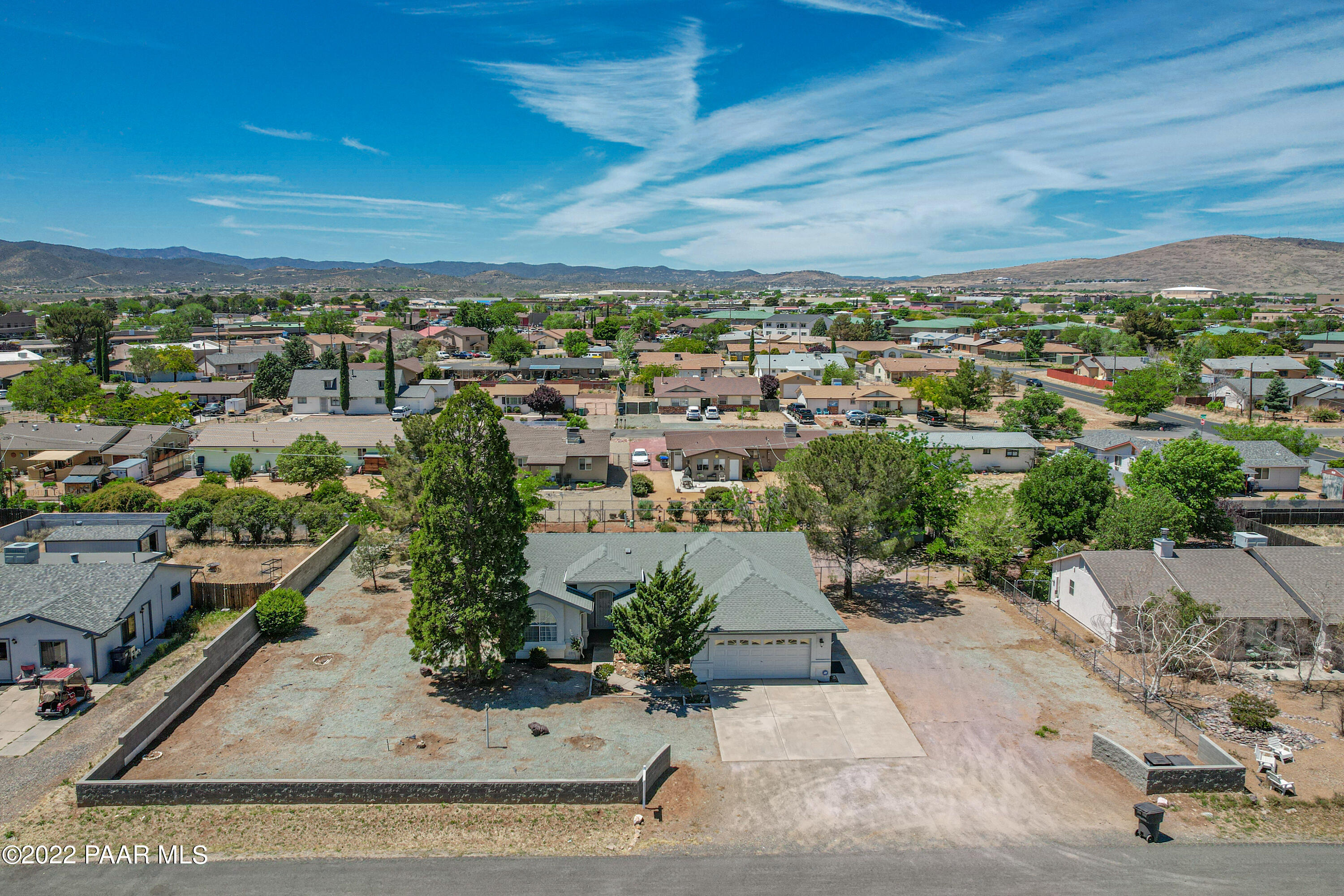 8161 East Barbara Road Prescott Valley, AZ 86314 - Photo 3 of 29 Aerial Front of Home