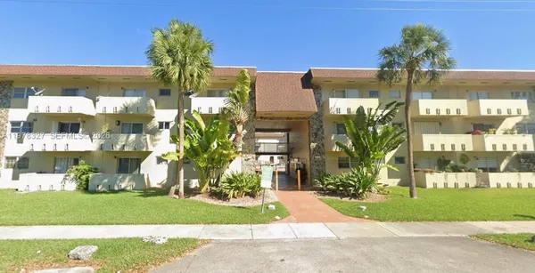 a front view of a building