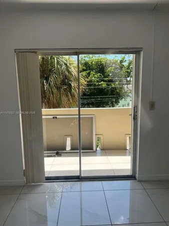 a view of front door