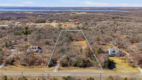 an aerial view of forest