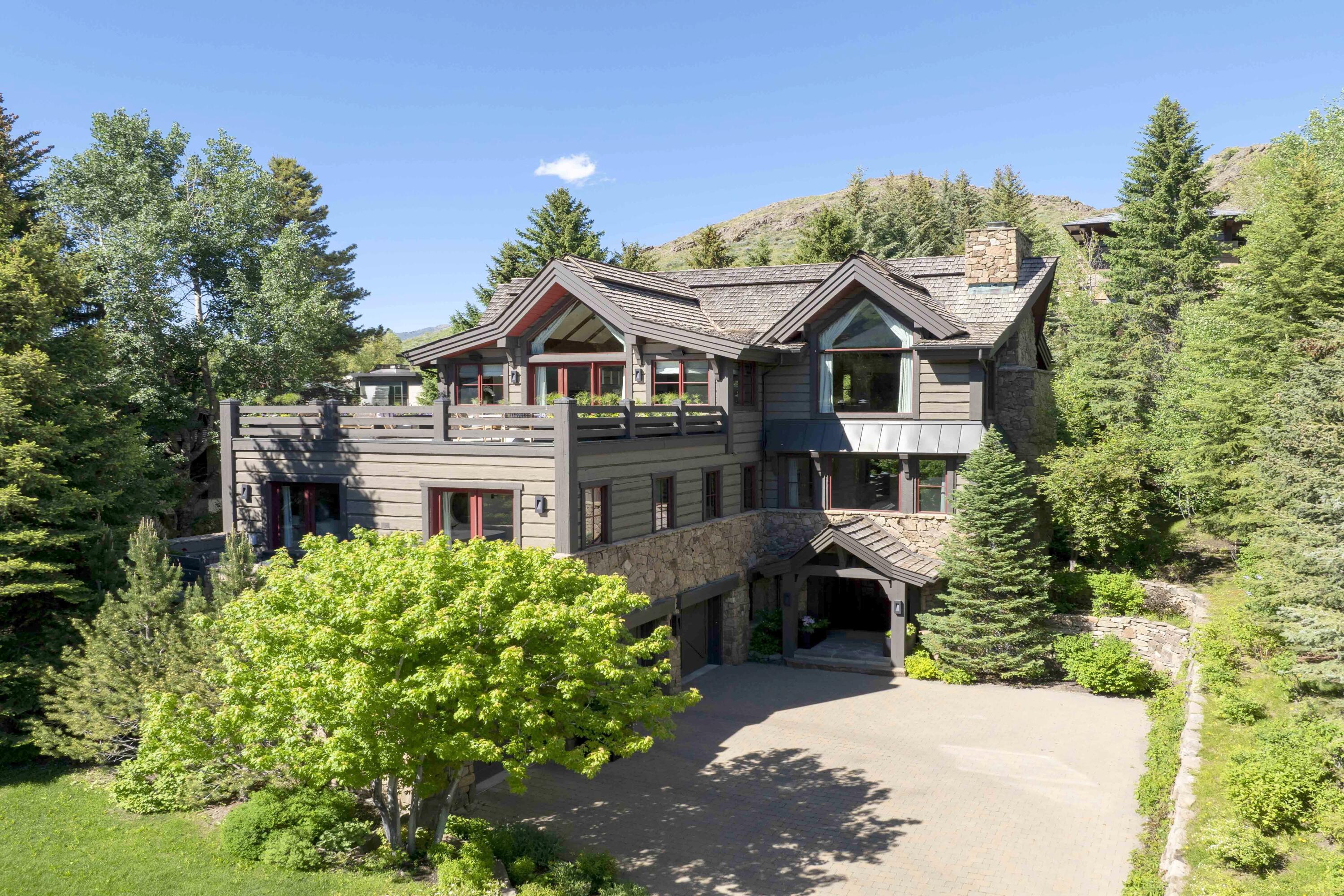 780 Alpine Lane Ketchum, ID 83340 - Photo 43 of 47 780 Alpine Ketchum - Aerial Summer--109x