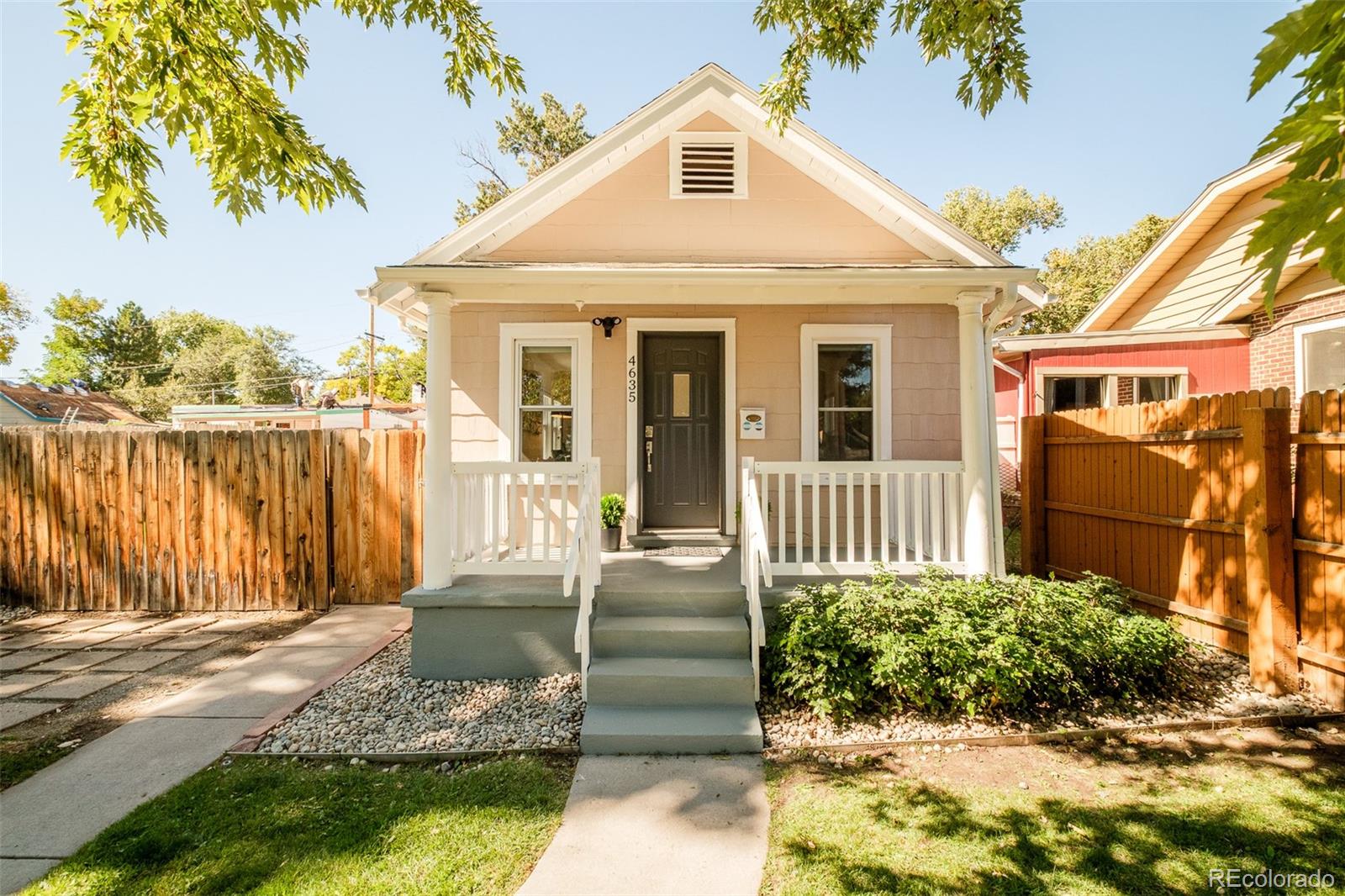 a front view of a house with a porch
