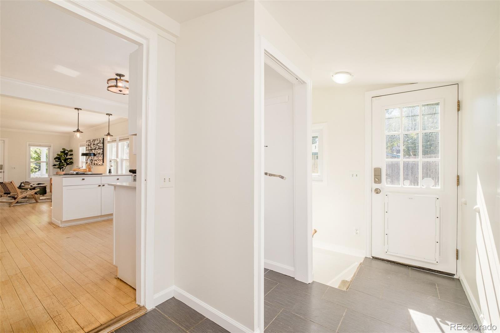 4635 Elm Court Denver, CO 80211 - Photo 18 of 28 a view of a kitchen with wooden floor