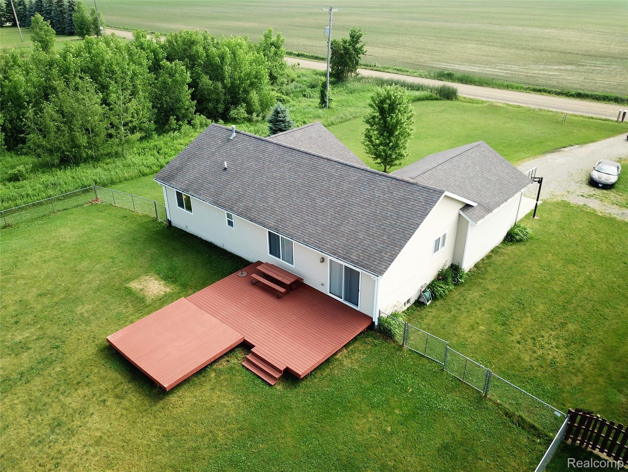 8396 Sharp Road Swartz Creek, MI 48473 - Photo 18 of 20 Back of Home with Deck
