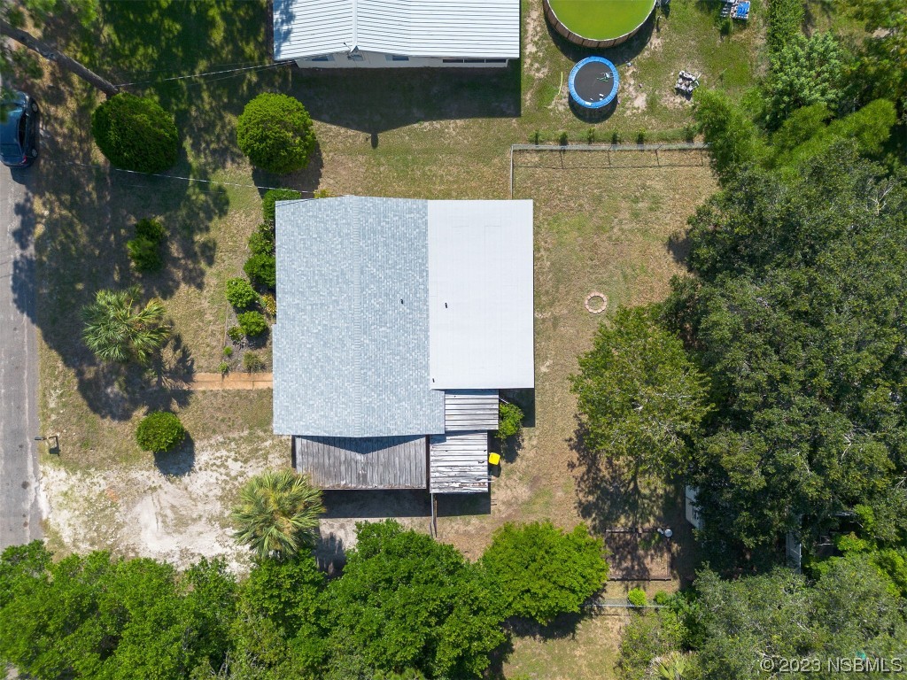 209 Pine Avenue Edgewater, FL 32141 - Photo 34 of 34 an aerial view of residential house with outdoor space and swimming pool