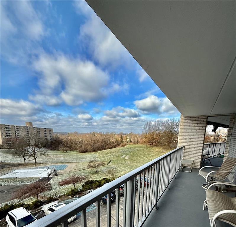 1160 Bower Hill Road, Unit 302C Mt. Lebanon, PA 15243 - Photo 20 of 39 a view of balcony with furniture