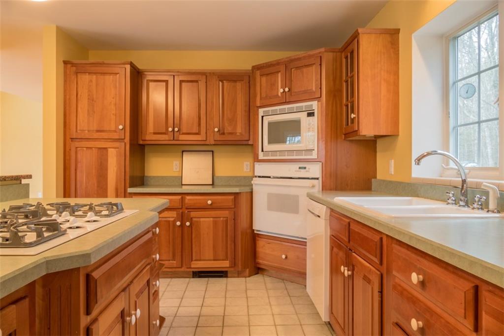 48 Pleasant Cove Road Phippsburg, ME 04562 - Photo 5 of 35 Bright Kitchen with island. View to...