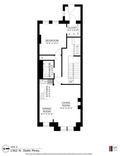 a picture of a bench in a white building