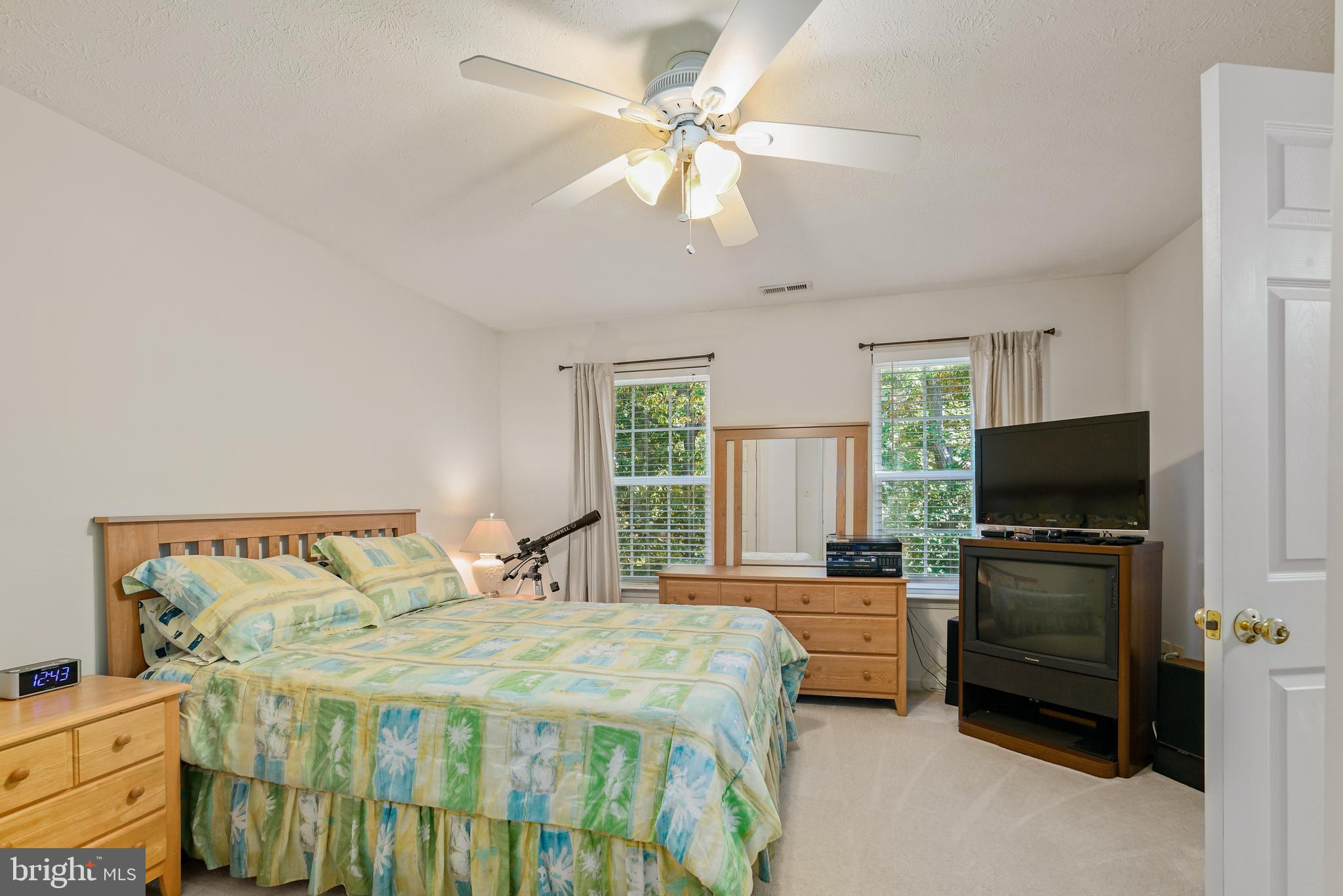 41 Austins Way Elkton, MD 21921 - Photo 28 of 47 a bedroom with a bed and a flat tv screen on the dresser