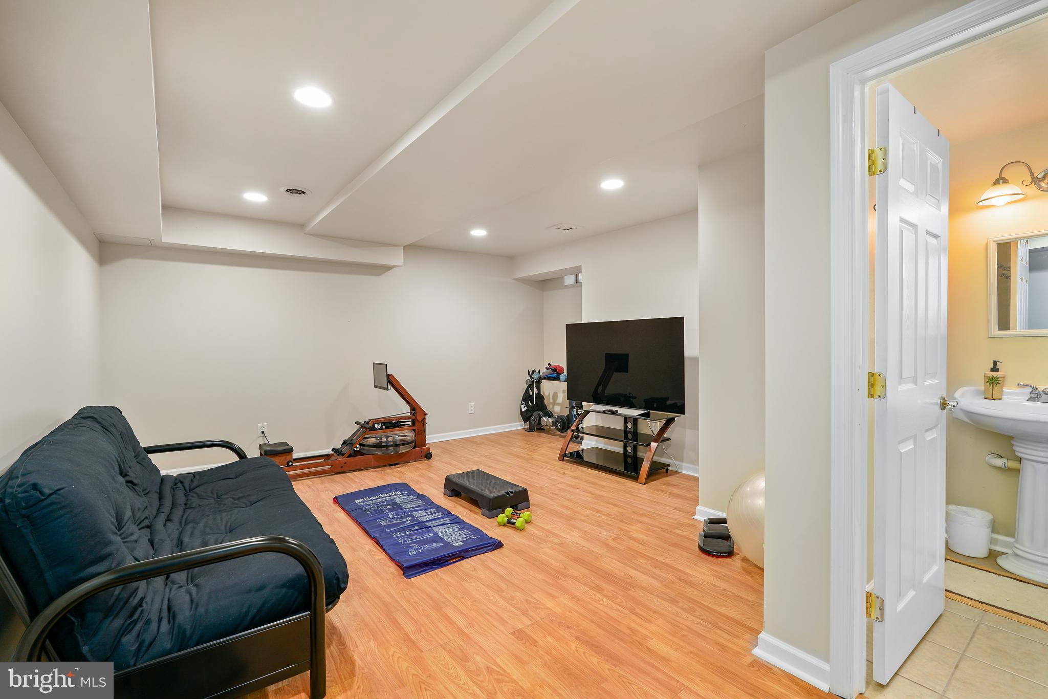 41 Austins Way Elkton, MD 21921 - Photo 36 of 47 a bedroom with furniture and a flat screen tv