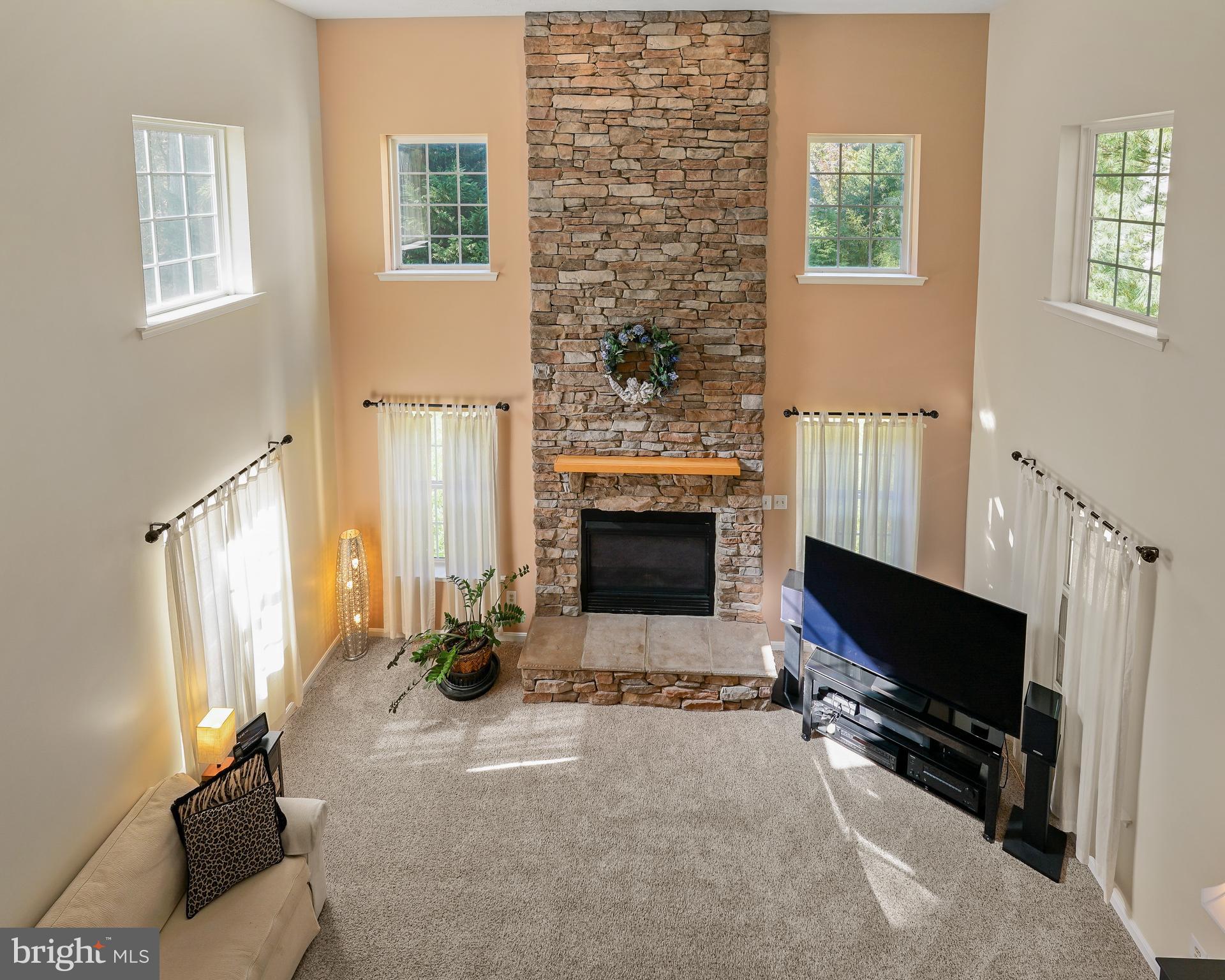 41 Austins Way Elkton, MD 21921 - Photo 10 of 47 a living room with furniture a fireplace and a flat screen tv