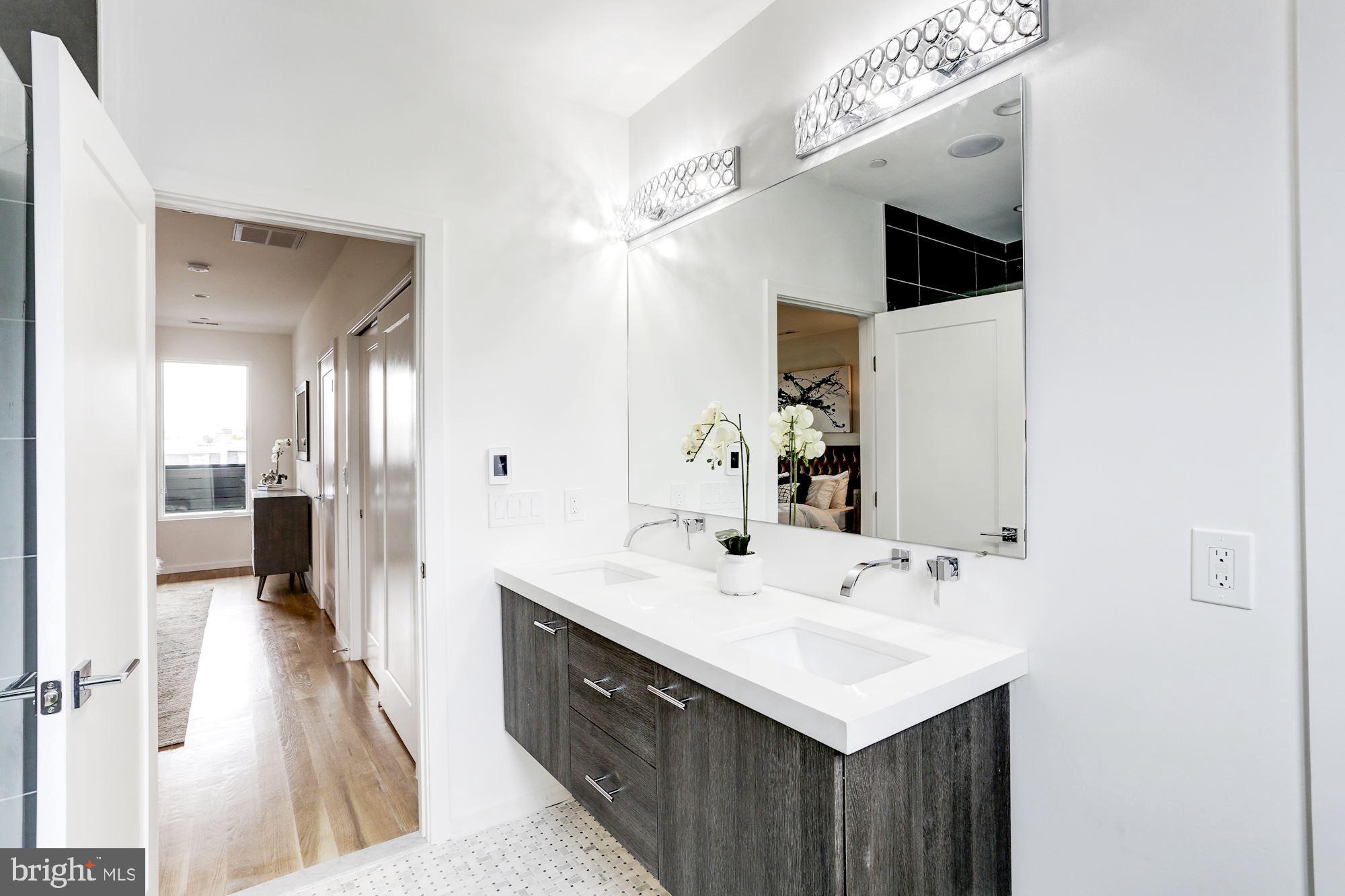 20 Channing Street Northwest, Unit 2 Washington, DC 20001 - Photo 12 of 35 Master bathroom with duel sinks
