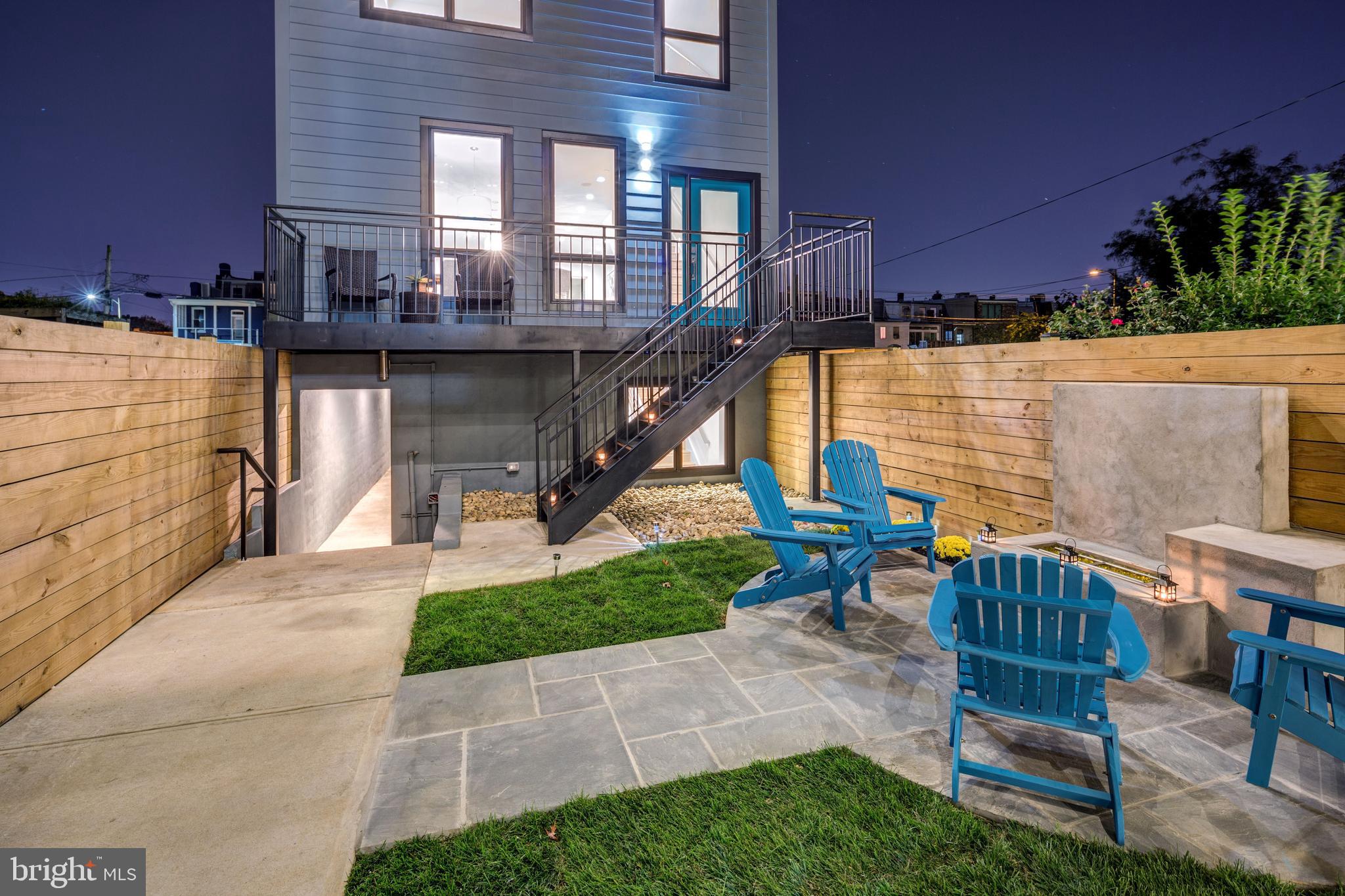 20 Channing Street Northwest, Unit 2 Washington, DC 20001 - Photo 32 of 35 Private deck overlooking courtyard