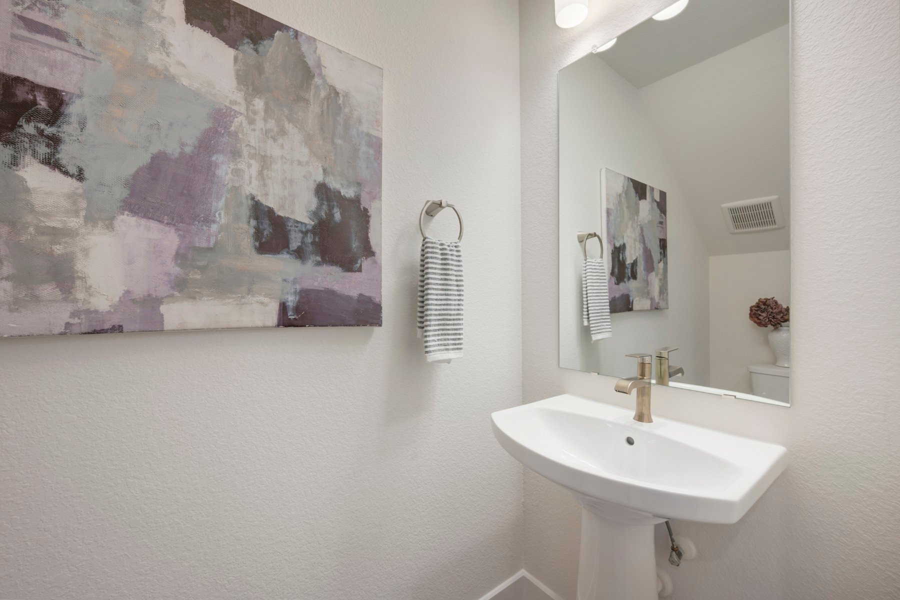 1012 A Brickell Loop Austin, TX 78744 - Photo 3 of 23 Powder Bathroom (Staged)