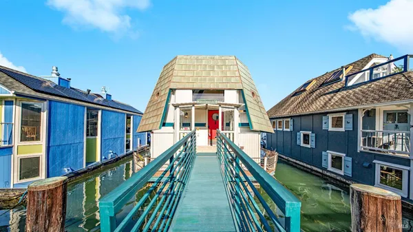 a view of a lake from a balcony