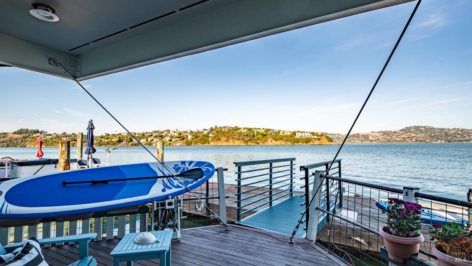 68 Issaquah Dock Sausalito, CA 94965 - Photo 15 of 81 a roof deck with table and chairs