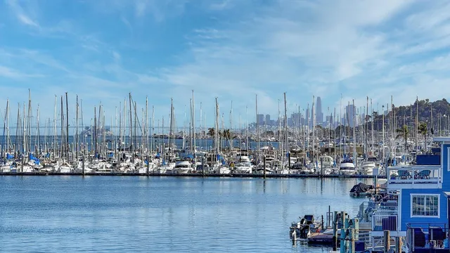 a view of city from balcony