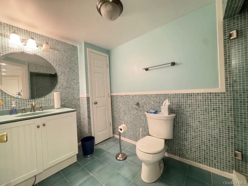 103 Sunflower Ridge Road Centereach, NY 11720 - Photo 11 of 16 a bathroom with a toilet a sink and mirror