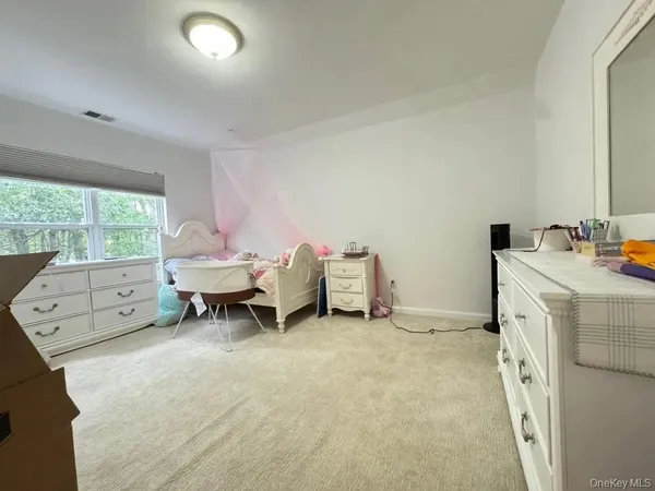 a living room with furniture and a gate
