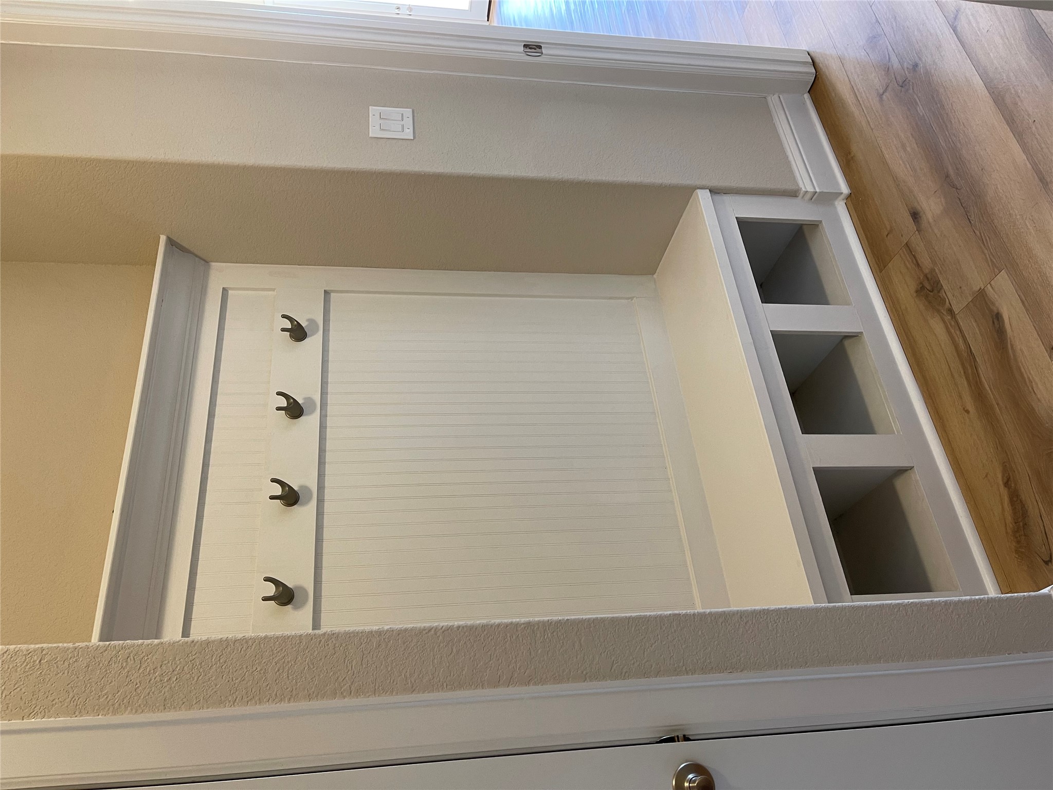 1220 Highland Ridge Road Georgetown, TX 78628 - Photo 12 of 15 Mudroom featuring light wood-type flooring and baseboards