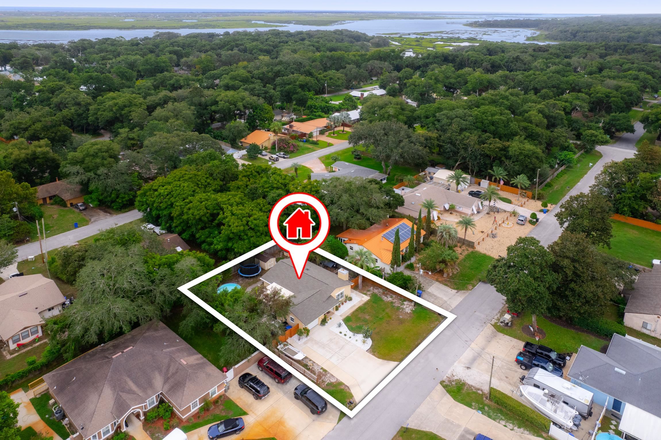 359 Shamrock Road St. Augustine, FL 32086 - Photo 39 of 39 an aerial view of a house