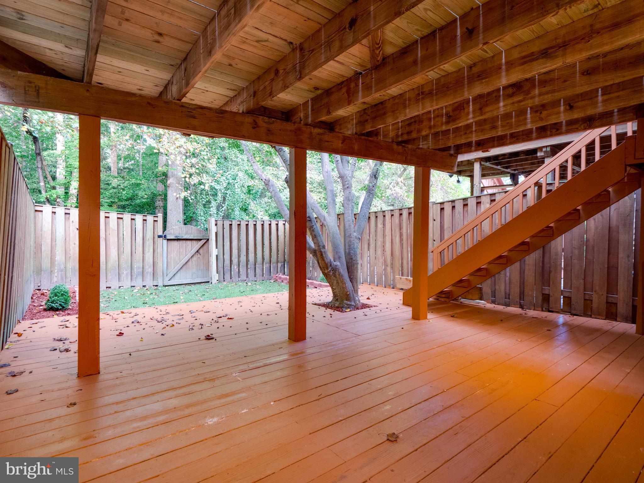 9002 Mulvaney Court Springfield, VA 22152 - Photo 31 of 44 Lower deck