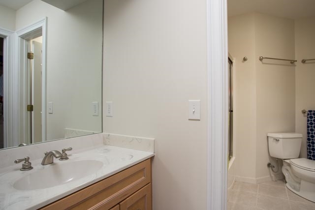 3731 Davis Road Penn Laird, VA 22846 - Photo 29 of 49 a bathroom with a sink a toilet and shower