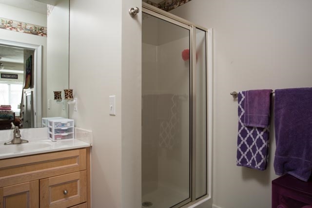3731 Davis Road Penn Laird, VA 22846 - Photo 34 of 49 a bathroom with a sink mirror and vanity