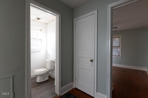 2525 Freeman Street Fayetteville, NC 28301 - Photo 18 of 24 a bathroom with a toilet