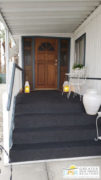 374 Buffalo Road Cathedral City, CA 92234 - Photo 4 of 33 a view of entryway with a front door