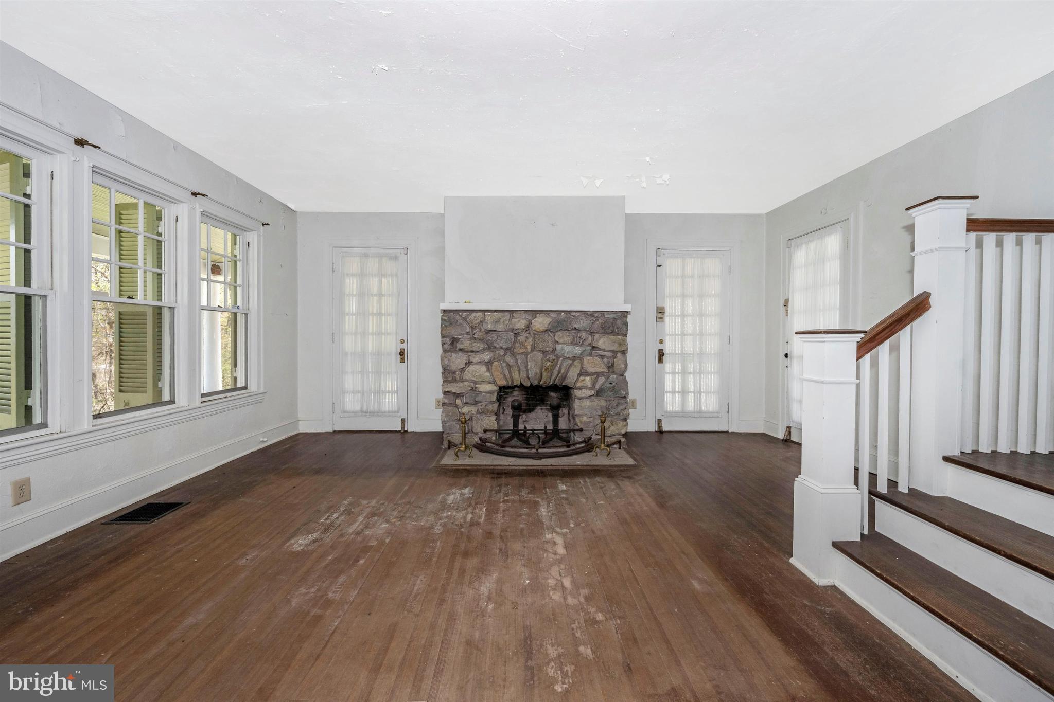 5816 Rowland Road Cascade, MD 21719 - Photo 3 of 74 Wood burning stone fireplace