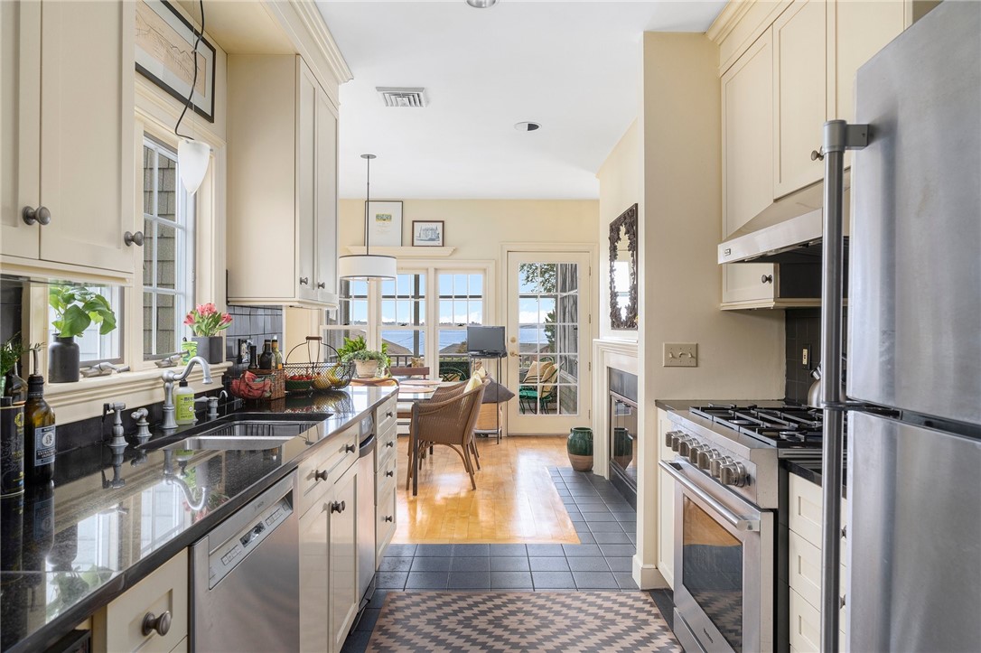 34 Decatur Avenue Jamestown, RI 02835 - Photo 15 of 40 Galley kitchen facing water