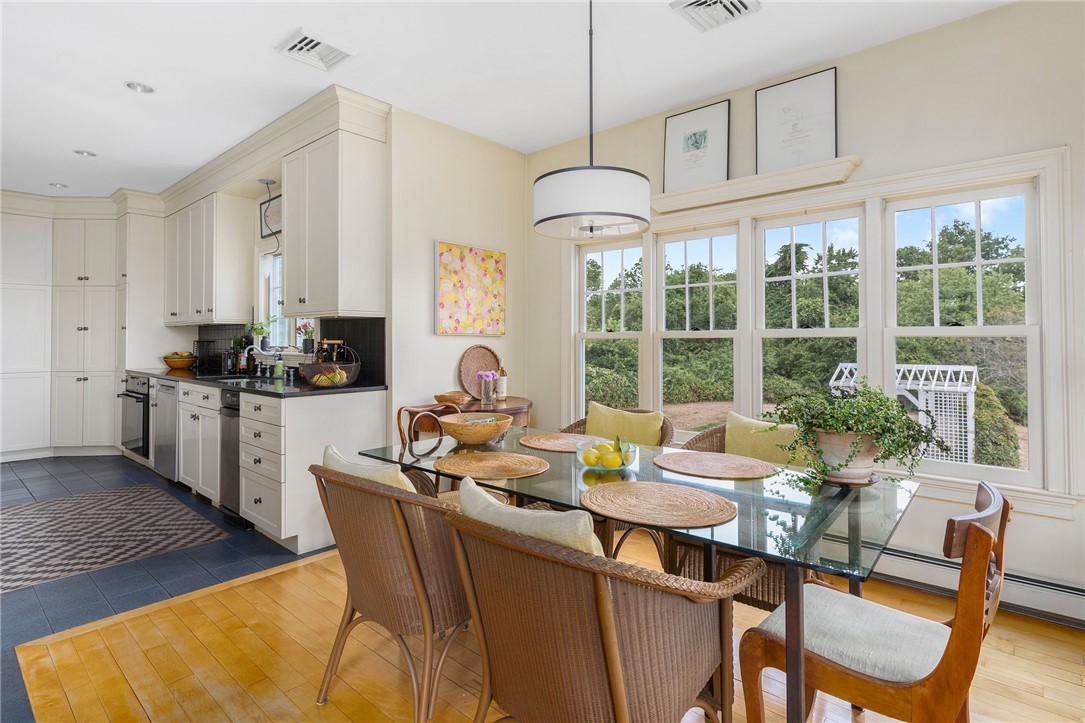 34 Decatur Avenue Jamestown, RI 02835 - Photo 18 of 40 Eat in Kitchen windows overlooking back yard