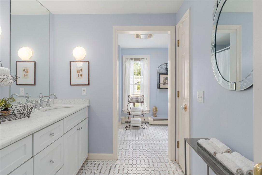 34 Decatur Avenue Jamestown, RI 02835 - Photo 30 of 40 Updated marble top vanity with separate shower room for privacy