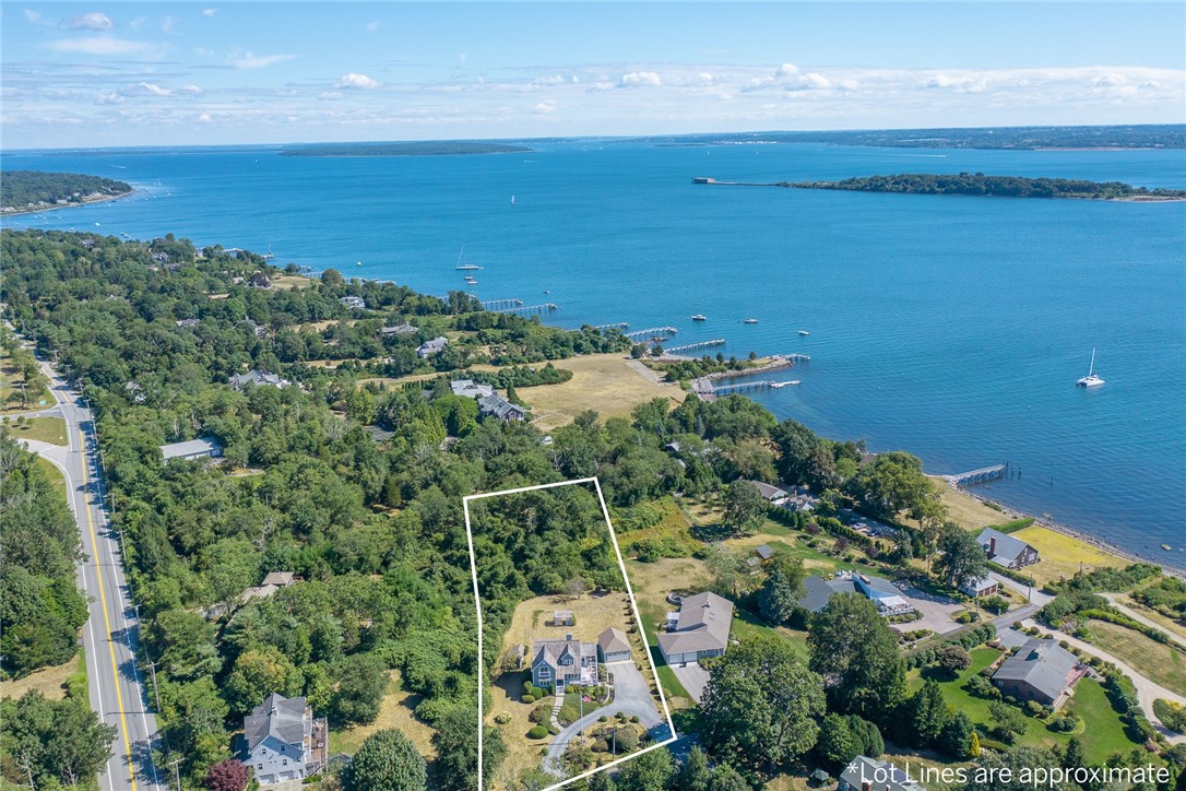 34 Decatur Avenue Jamestown, RI 02835 - Photo 8 of 40 Approximate lot lines. Water access at end of street