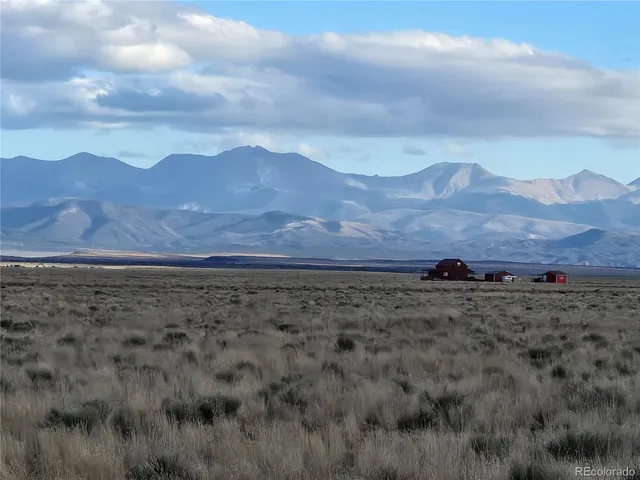 a view of an outdoor space and mountain view