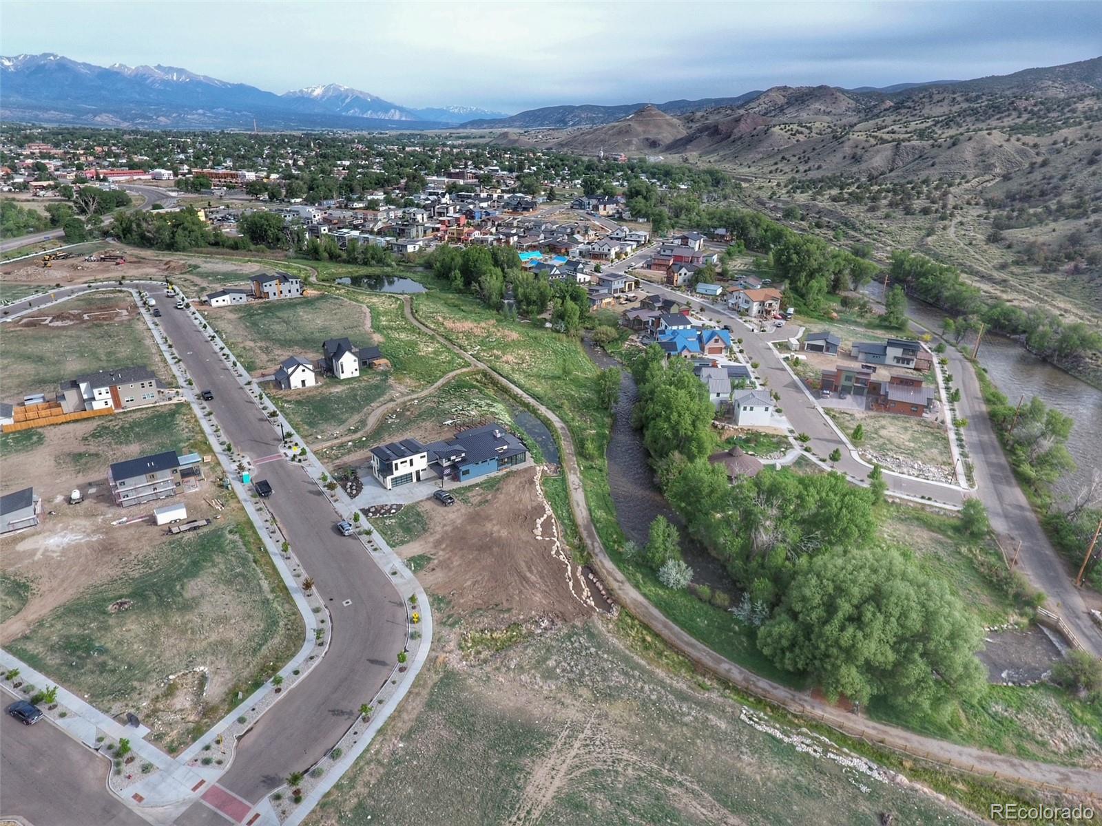 306 Southside Loop Salida, CO 81201 - Photo 23 of 37 an aerial view of a house with a yard