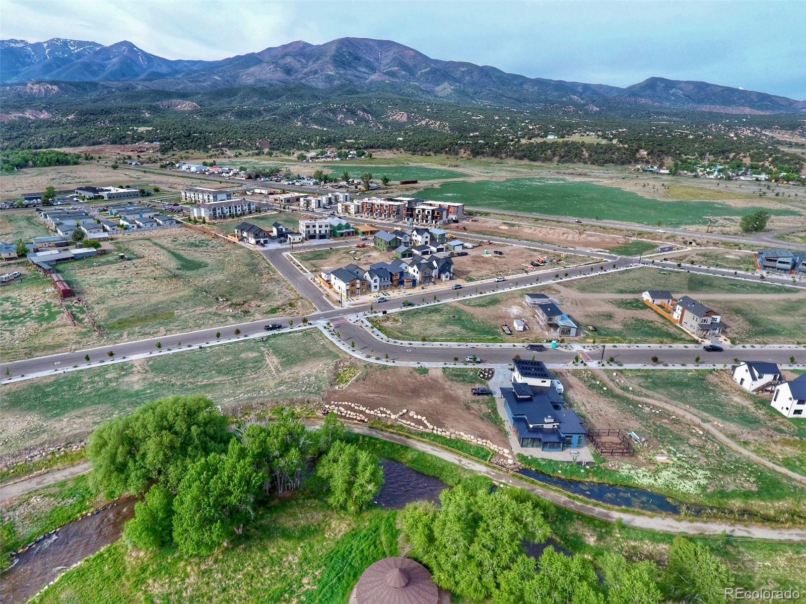 306 Southside Loop Salida, CO 81201 - Photo 24 of 37 an aerial view of residential houses and outdoor space