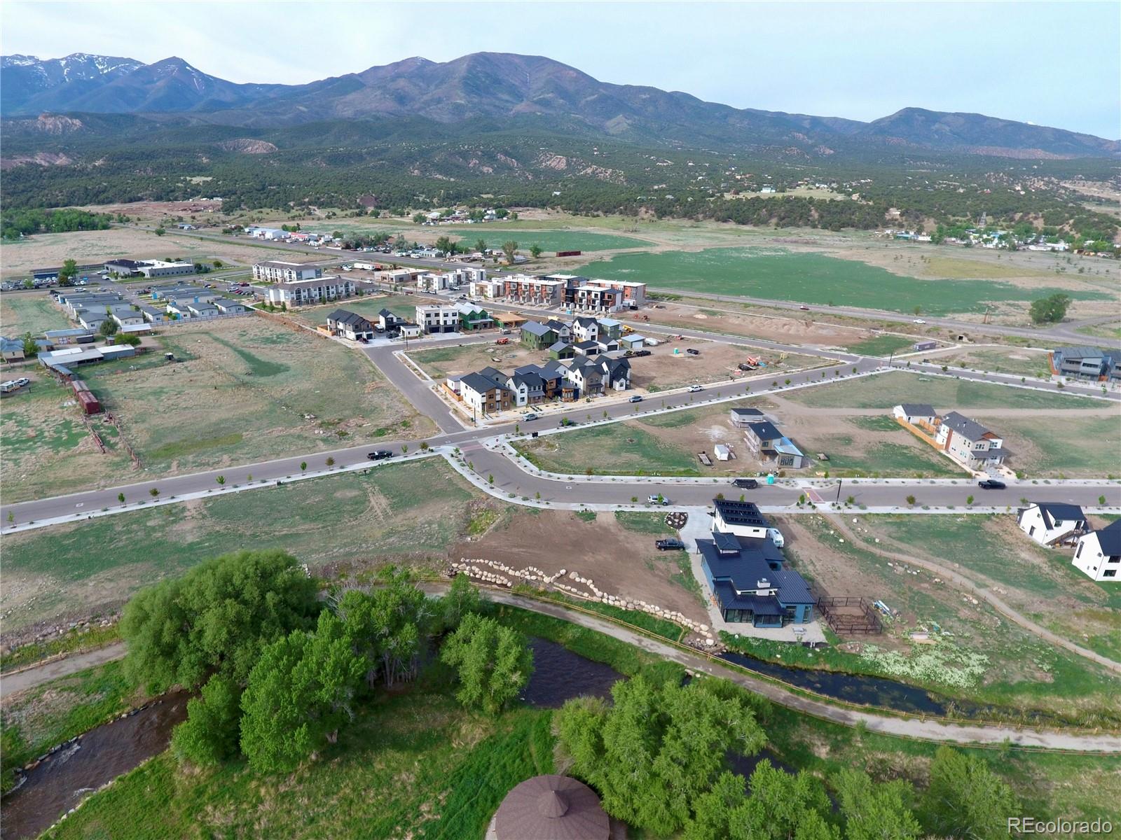 306 Southside Loop Salida, CO 81201 - Photo 31 of 37 an aerial view of residential houses and outdoor space