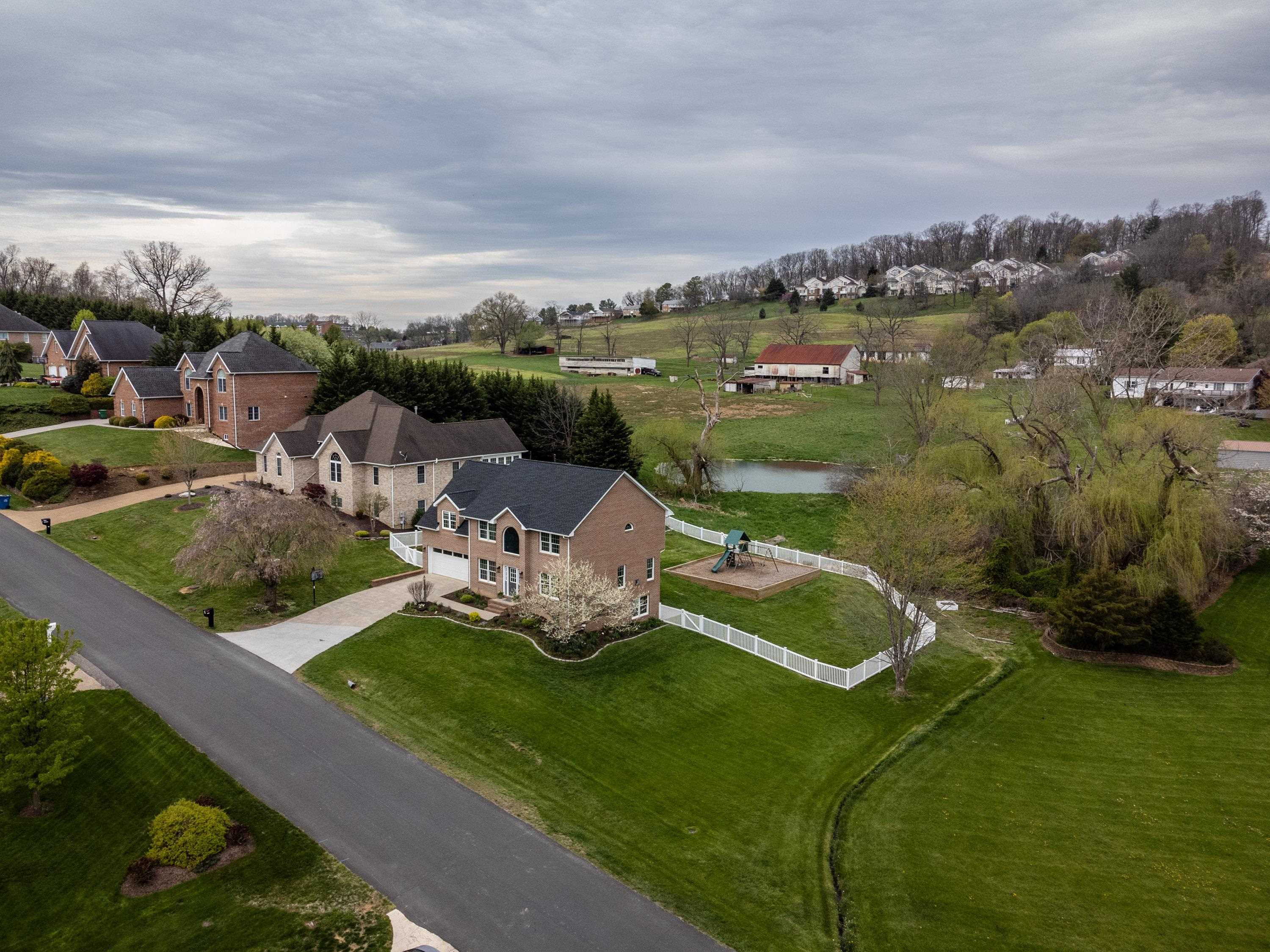 3850 Davis Road Penn Laird, VA 22846 - Photo 55 of 70 an aerial view of a house with garden space and ocean view
