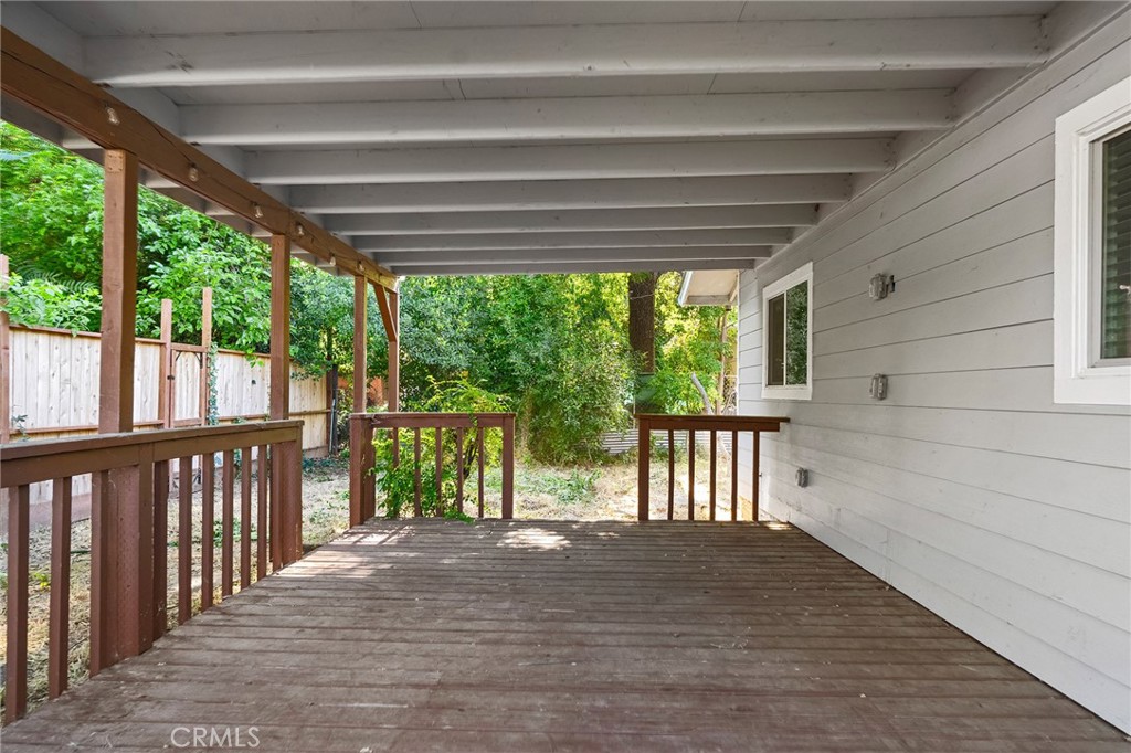 1131 Stewart Avenue Chico, CA 95926 - Photo 32 of 50 a view of a porch with wooden floor and outdoor space