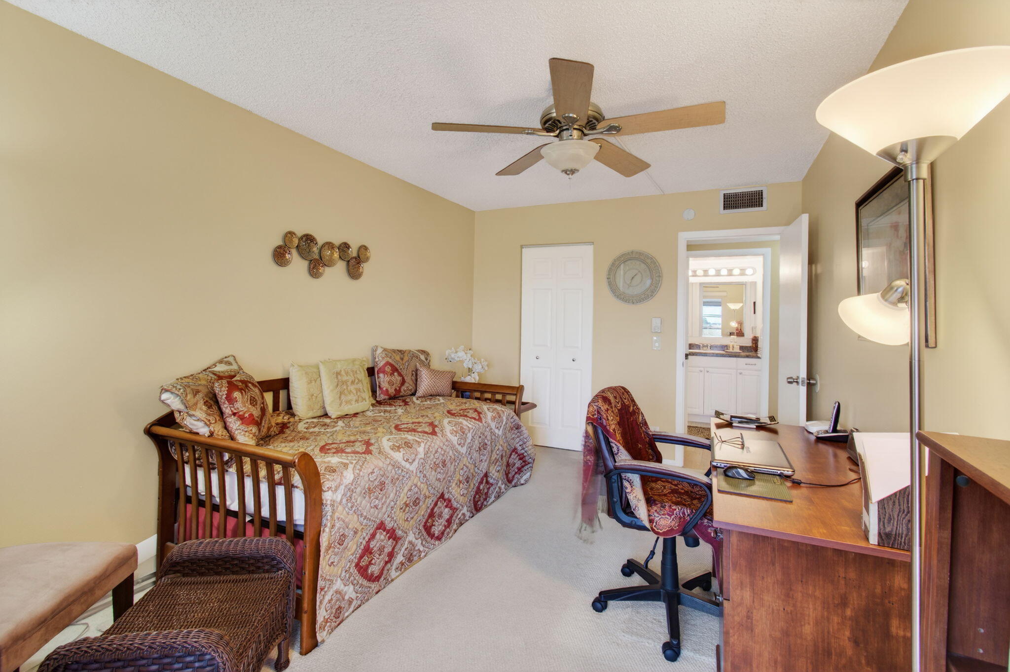4082 Wolverton East Boca Raton, FL 33434 - Photo 35 of 93 a view of a workspace with furniture and a chandelier