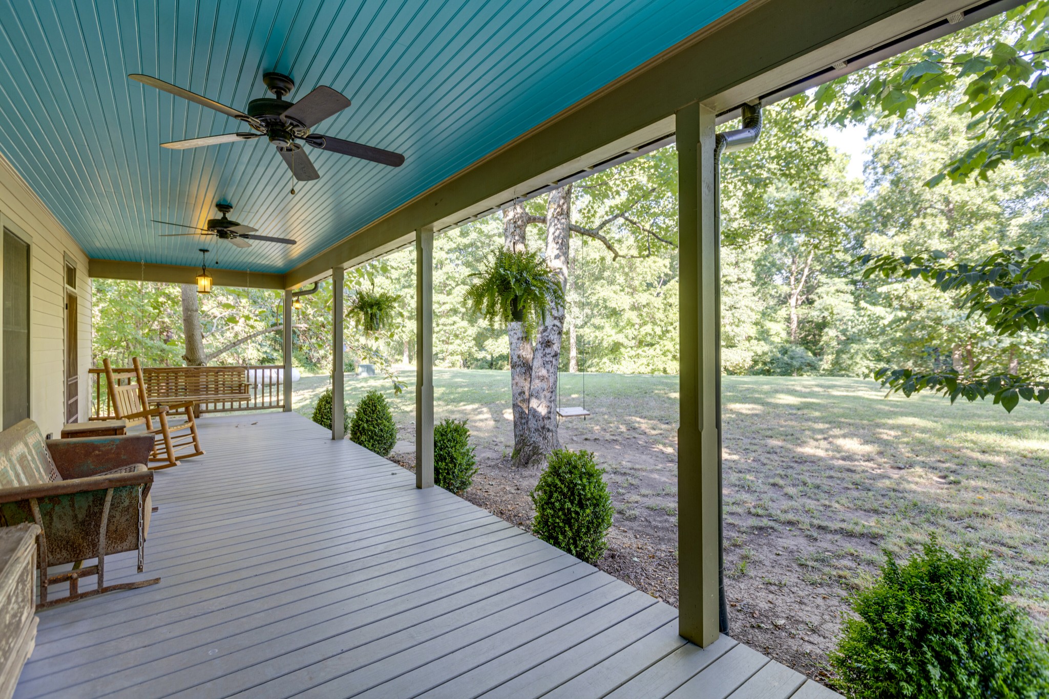5184 Fire Tower Road Franklin, TN 37064 - Photo 8 of 53 a view of a porch with wooden floor and outdoor space