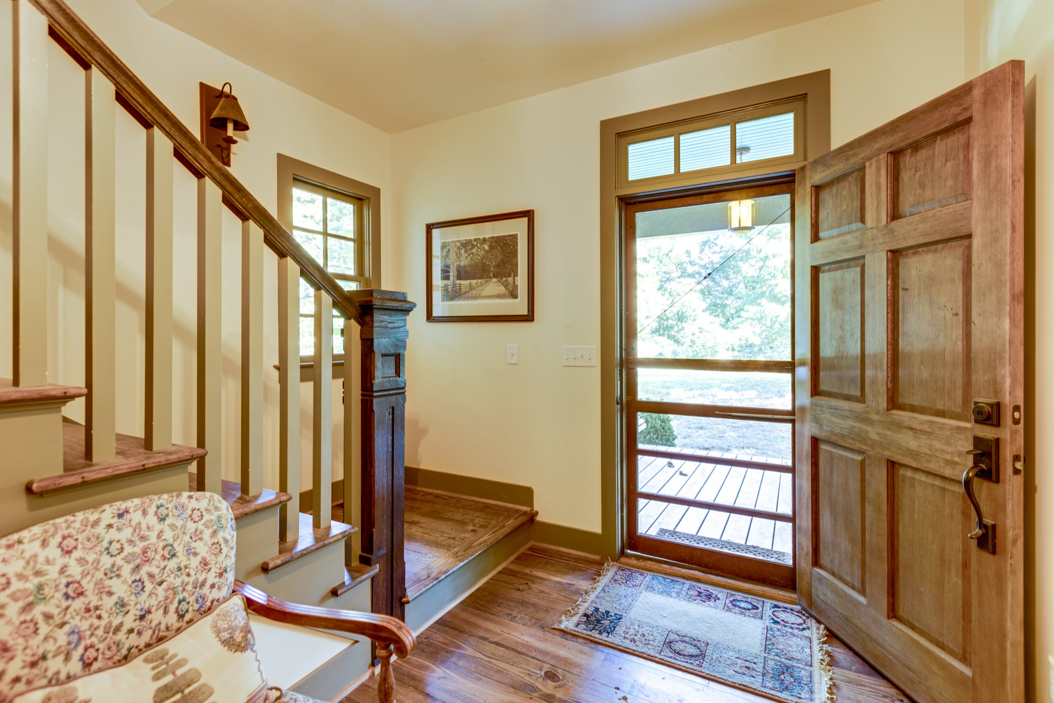 5184 Fire Tower Road Franklin, TN 37064 - Photo 9 of 53 a view of an entryway with wooden floor and door