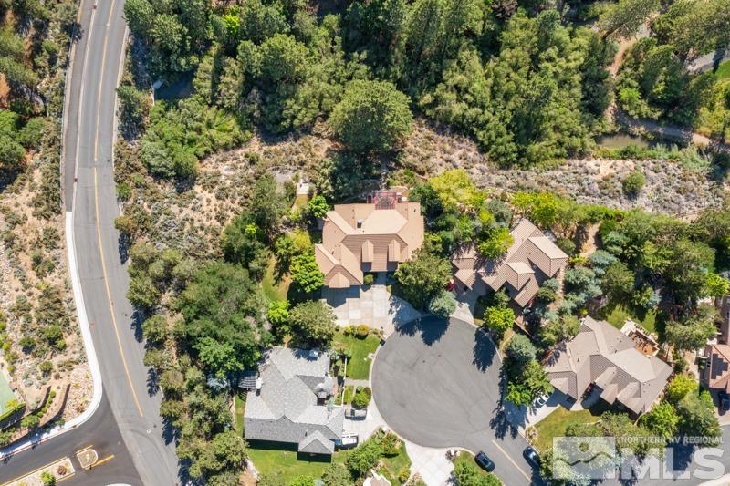 3521 South Cheechako Circle Reno, NV 89519 - Photo 39 of 40 an aerial view of residential house with outdoor space and trees all around