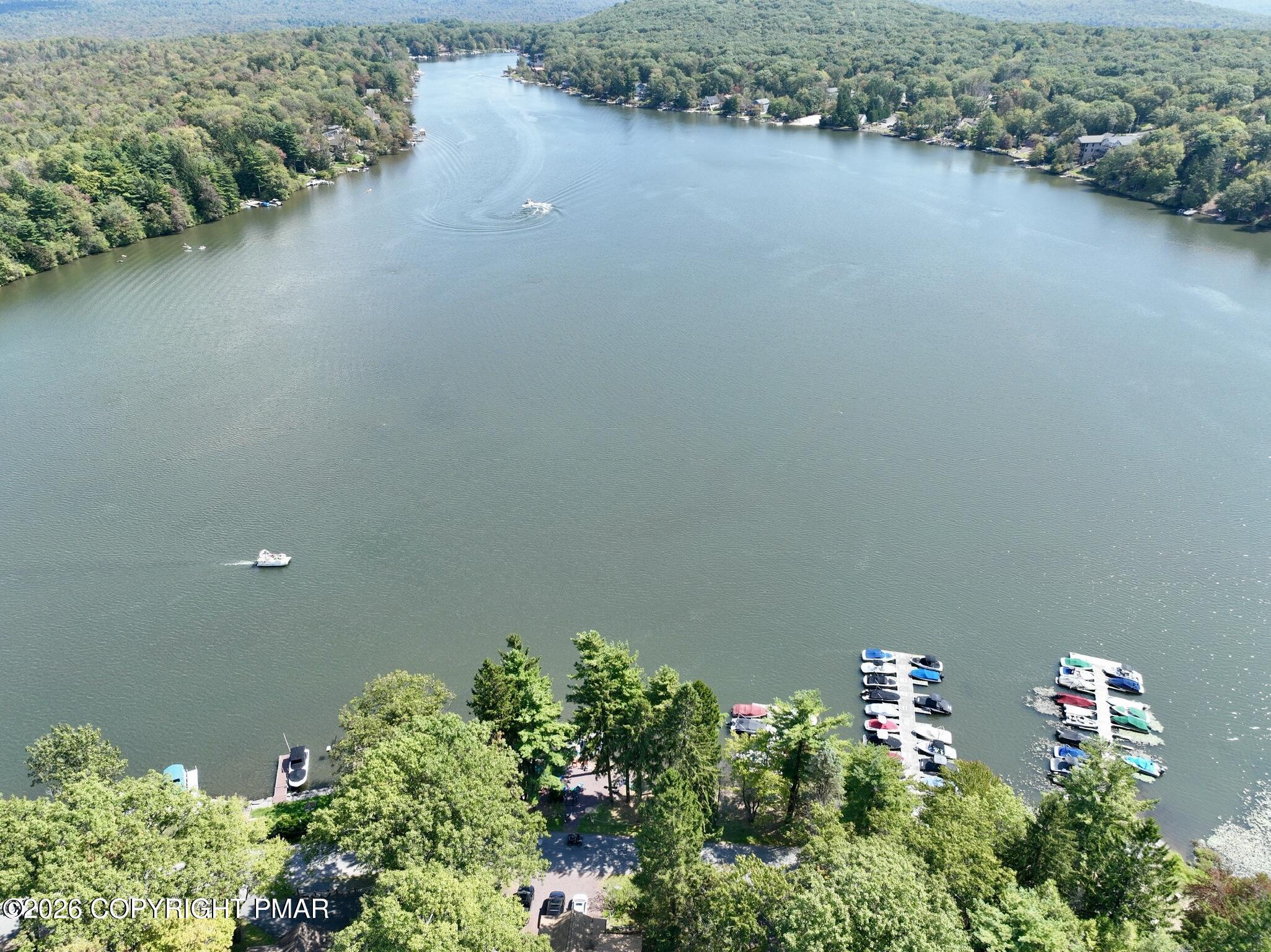 9 Sassafras Road Lake Harmony, PA 18624 - Photo 33 of 35 a view of a lake with a house