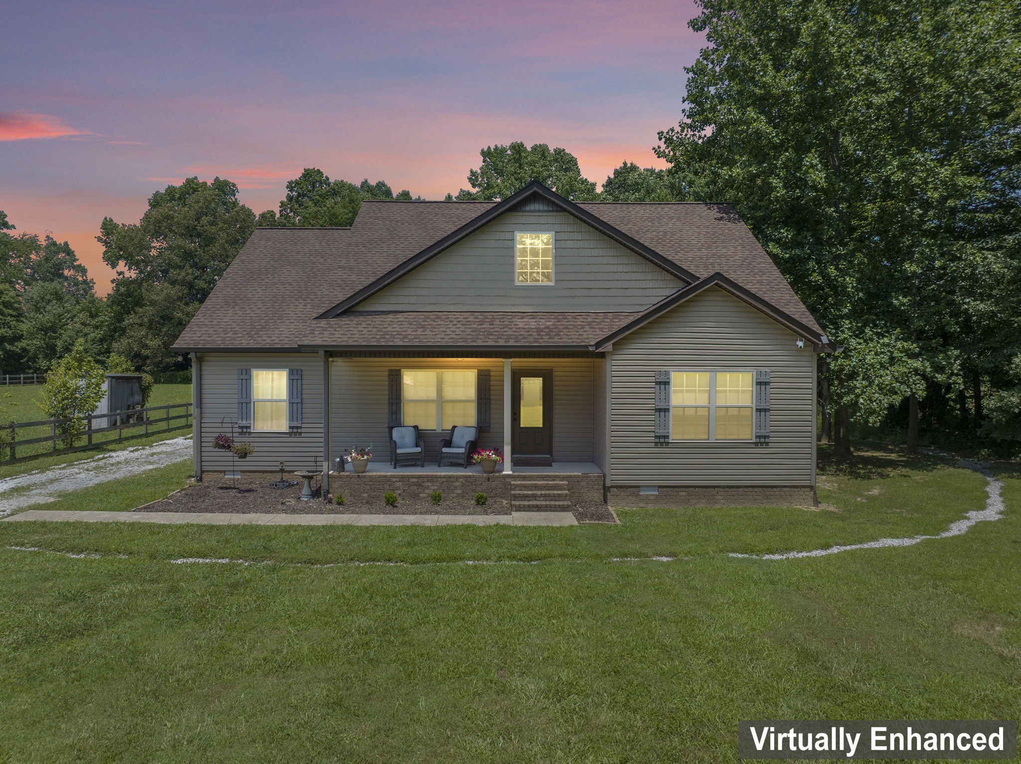 1070 Mt Vernon Road Bethpage, TN 37022 - Photo 4 of 20 a front view of house a yard and outdoor seating