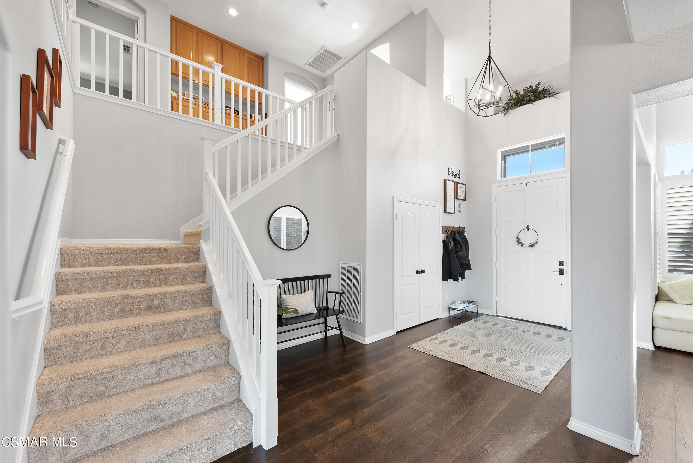 1997 Arielle Lane Simi Valley, CA 93065 - Photo 23 of 54 a view of entryway and hall with wooden floor
