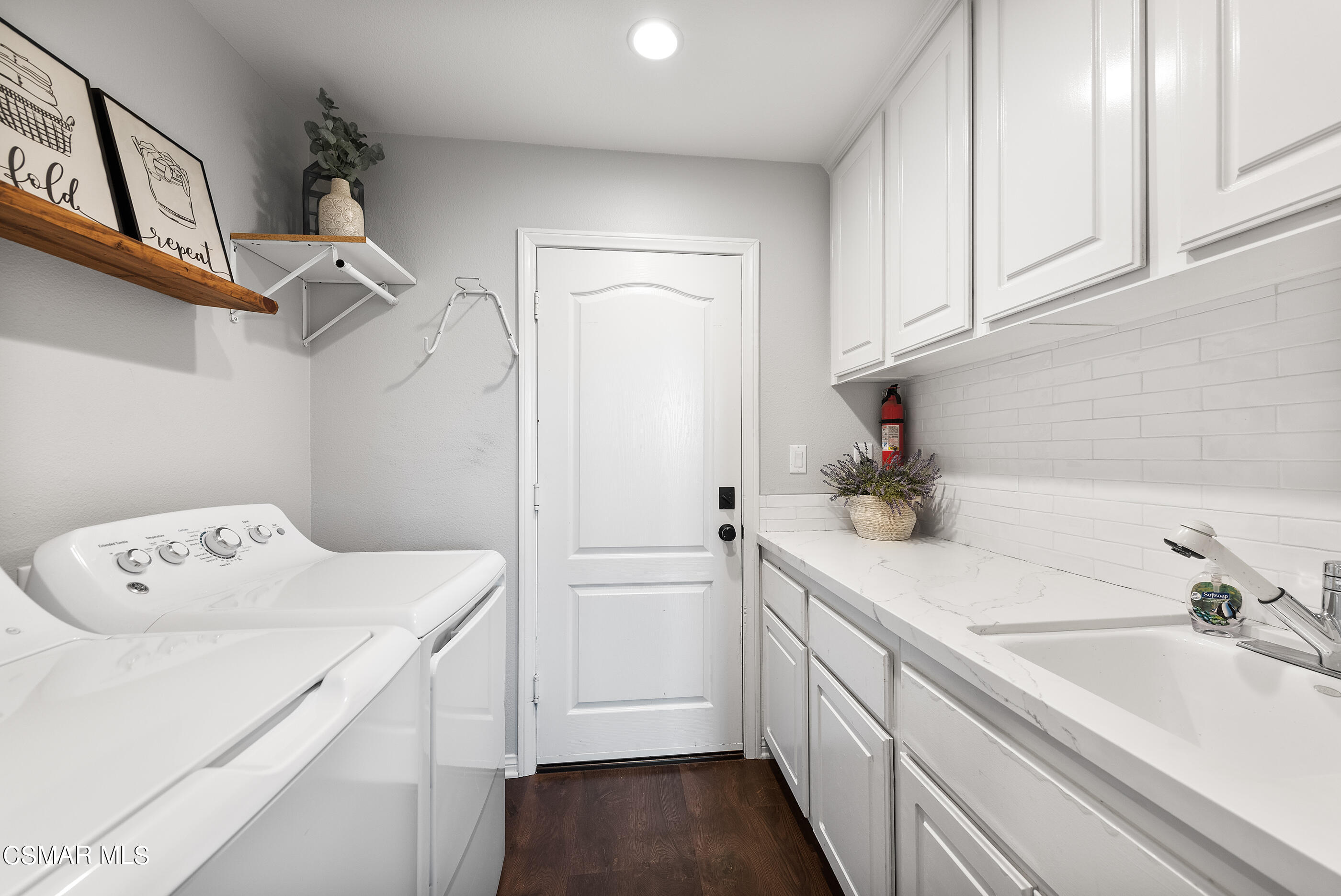 1997 Arielle Lane Simi Valley, CA 93065 - Photo 41 of 54 a utility room with sink dryer and washer