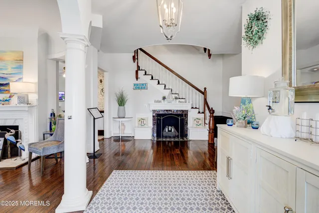 a very nice looking room with a large window